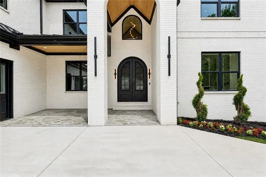 Exterior details and patio area of a home in , Buford (Image 42).