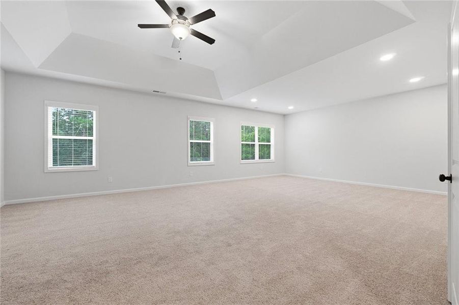Spacious, unfurnished interior of a new home in The Stables at Ewing Chapel, Dacula (Image 30).