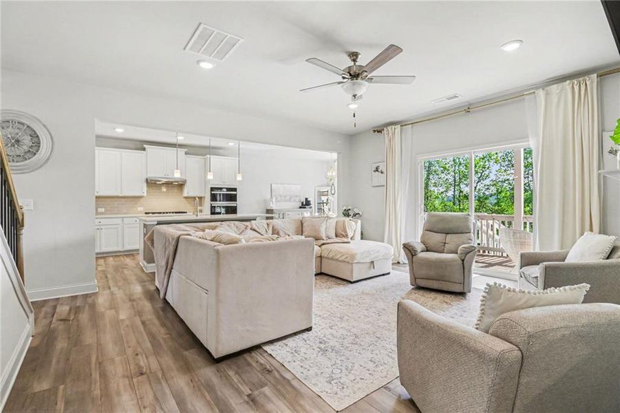 Furnished interior view inside a new home in Carmichael Farms, Canton (Image 8).