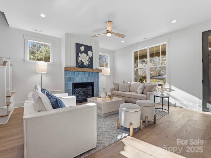 Furnished interior view inside a new home in , Brevard (Image 31). Furnished interior view inside a new home in , Brevard (Image 31).