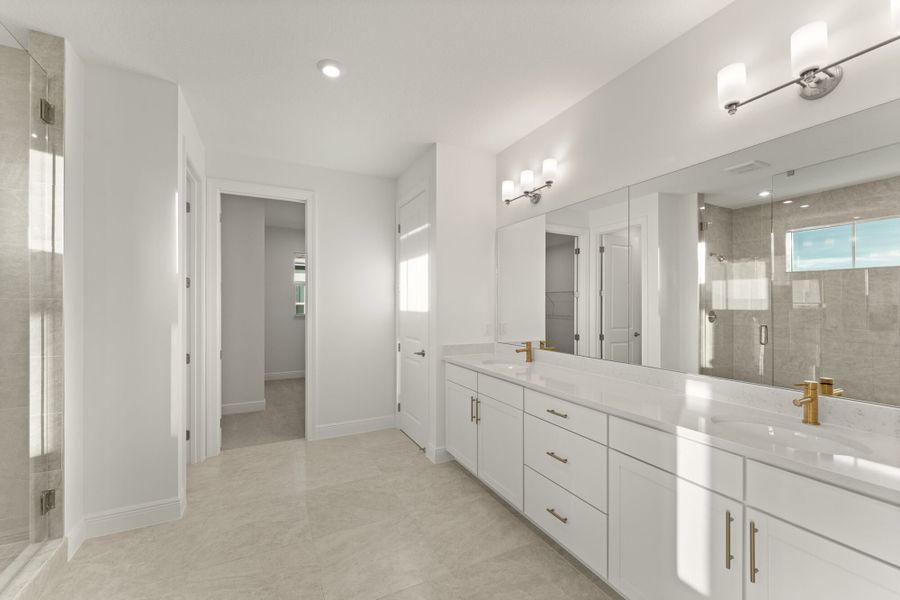Representative furnished interior of a home built from the Amelia by Mattamy Homes in Newfield, Palm City (Image 8).