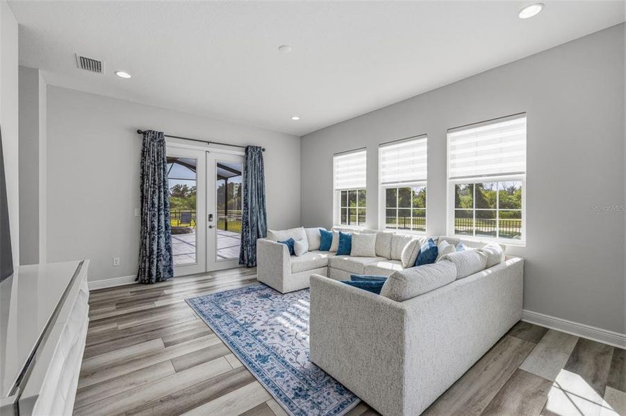 Furnished interior view inside a new home in Waterset, Apollo Beach (Image 35). Furnished interior view inside a new home in Waterset, Apollo Beach (Image 35).