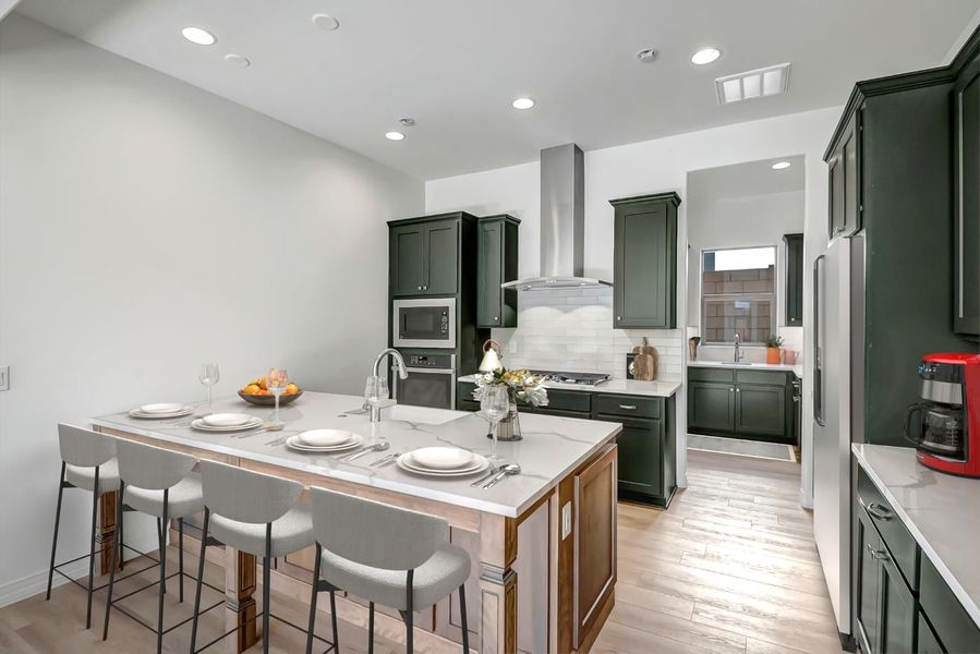 Furnished interior view inside a new home in Horizon at The Dells, Prescott (Image 24). Furnished interior view inside a new home in Horizon at The Dells, Prescott (Image 24).