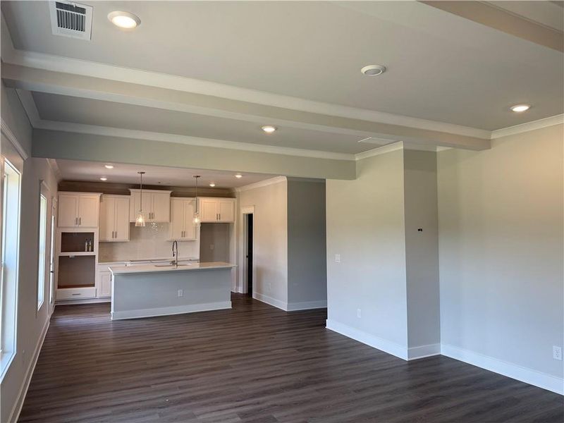 Spacious, unfurnished interior of a new home in Rosewood Lake Estates, Hoschton (Image 15). Spacious, unfurnished interior of a new home in Rosewood Lake Estates, Hoschton (Image 15).