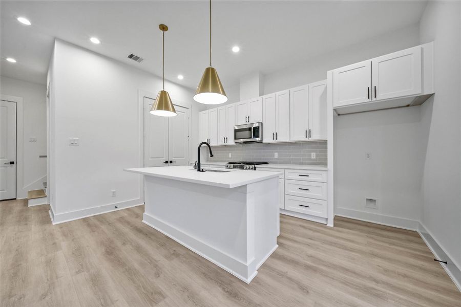 Furnished interior view inside a new home in , Houston (Image 8).