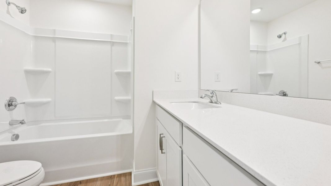 Representative furnished interior of a home built from the Winchester by DRB Homes in Mason Grove, Franklinton (Image 17).