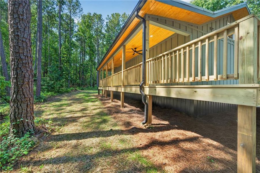 Exterior details and patio area of a home in , Sparta (Image 20).