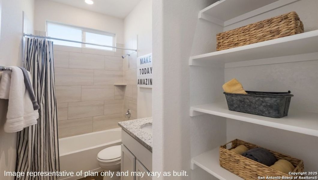 Furnished interior view inside a new home in Brookstone Creek, San Antonio (Image 7). Furnished interior view inside a new home in Brookstone Creek, San Antonio (Image 7).