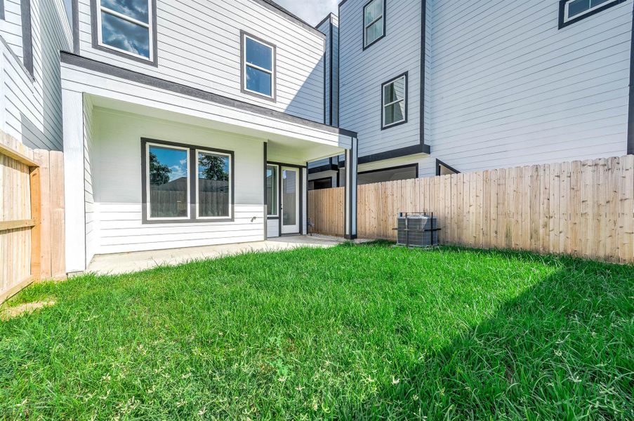 Exterior details and patio area of a home in , Houston (Image 22). Exterior details and patio area of a home in , Houston (Image 22).