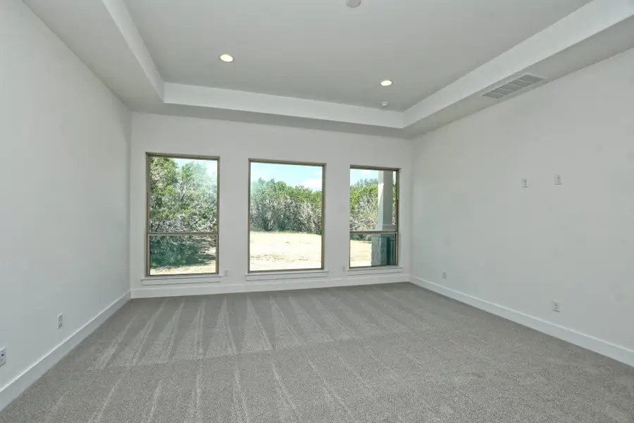 Representative unfurnished interior of a home built from the Siena III by Giddens Homes in Clearwater Ranch, Liberty Hill (Image 260).