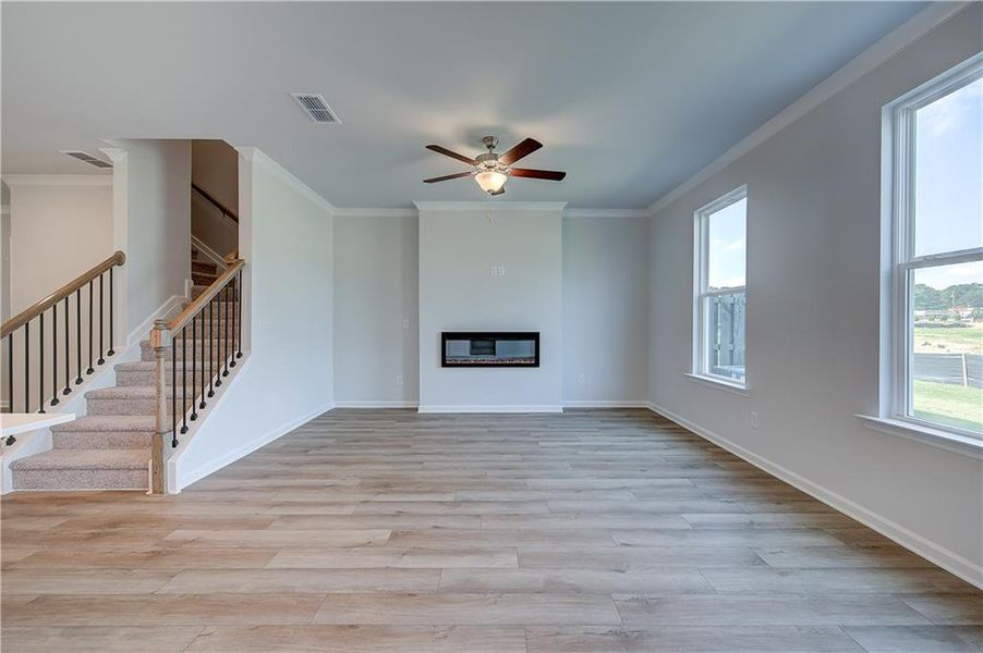 Spacious, unfurnished interior of a new home in Langley Overlook, Loganville (Image 14).