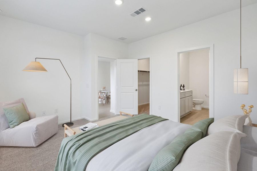Furnished interior view inside a new home in Crosby Farms, Crosby (Image 8).