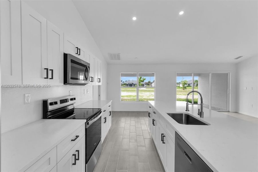 Furnished interior view inside a new home in , Cape Coral (Image 10).