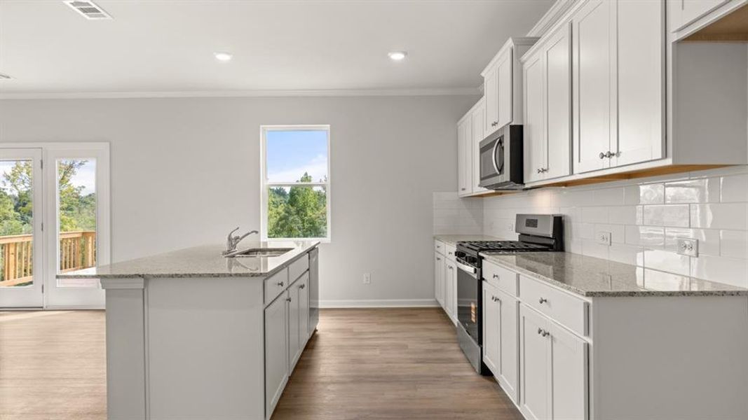 Furnished interior view inside a new home in Sheffield Highlands, Dallas (Image 13).