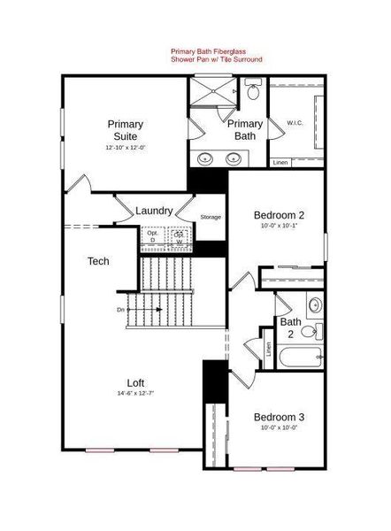 Structural Options: Screened Covered Outdoor Living Deck, Primary Bath Fiberglass Shower Pan