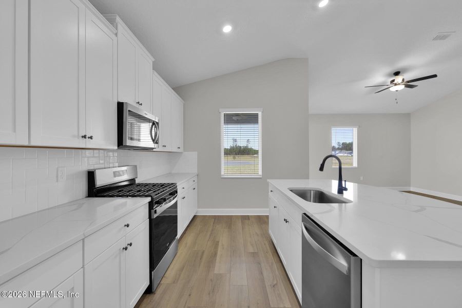 Furnished interior view inside a new home in Westport Landing, Jacksonville (Image 9).