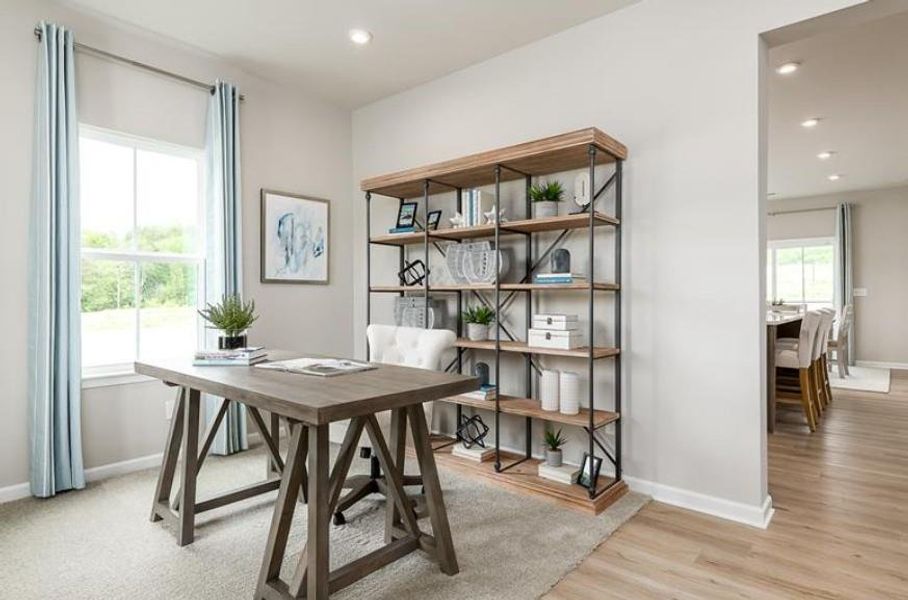 Furnished interior view inside a new home in Heritage Grove, Calhoun (Image 10).