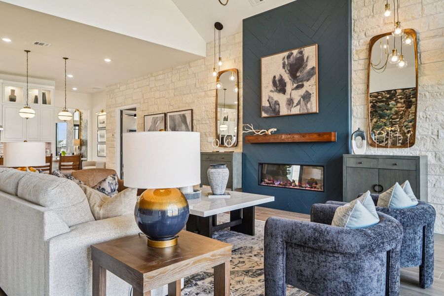 Furnished interior view inside a new home in Wildrye, Waller (Image 21).