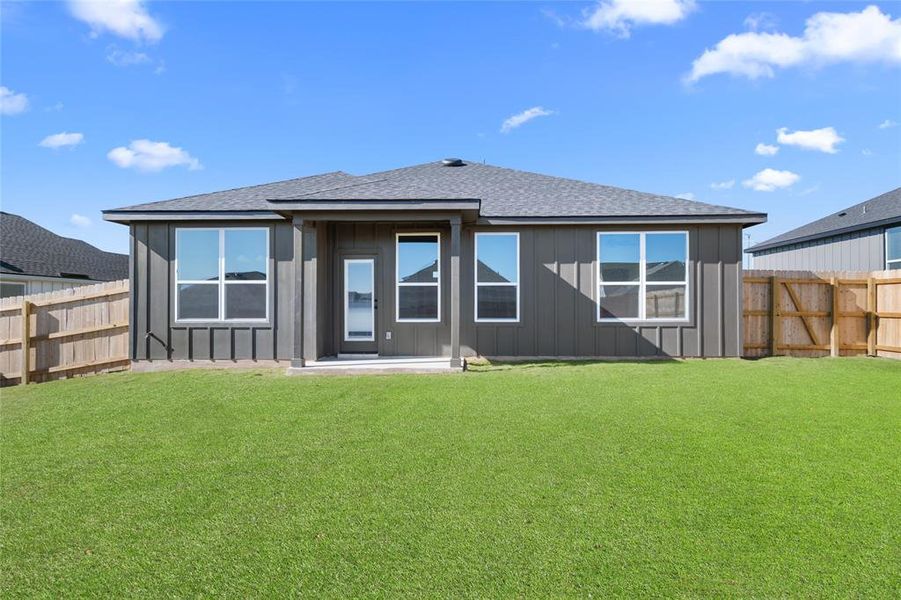 Exterior details and patio area of a home in , Waco (Image 2). Exterior details and patio area of a home in , Waco (Image 2).
