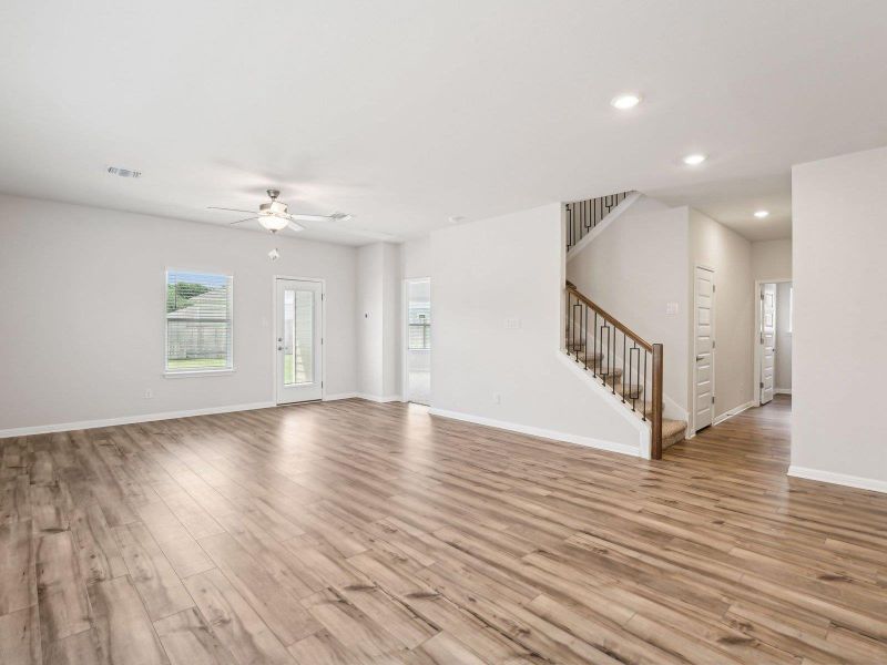 Spacious, unfurnished interior of a new home in Riverbend at Double Eagle - Boulevard Collection, Cedar Creek (Image 35). Spacious, unfurnished interior of a new home in Riverbend at Double Eagle - Boulevard Collection, Cedar Creek (Image 35).