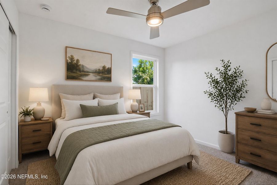 Furnished interior view inside a new home in , Jacksonville (Image 8).