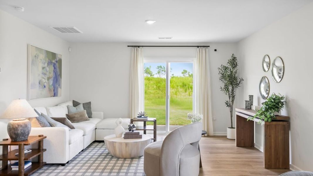 Furnished interior view inside a new home in Cloverdale Hills, Piedmont (Image 11). Furnished interior view inside a new home in Cloverdale Hills, Piedmont (Image 11).