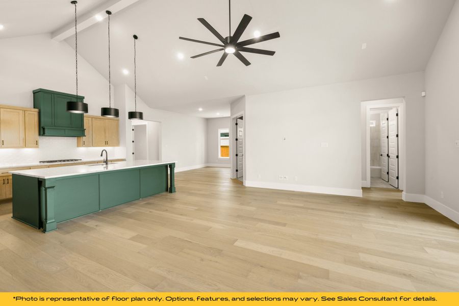 Representative furnished interior of a home built from the Taos by Stonefield Homes in Rio Vista at Kelly Ranch, Aledo (Image 10). Representative furnished interior of a home built from the Taos by Stonefield Homes in Rio Vista at Kelly Ranch, Aledo (Image 10).