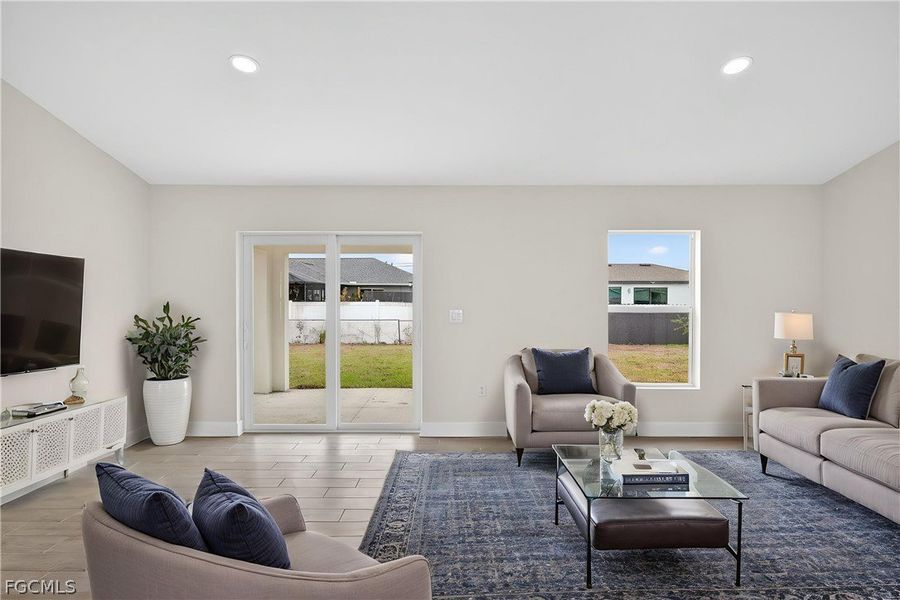 Furnished interior view inside a new home in Cape Coral, Cape Coral (Image 4).