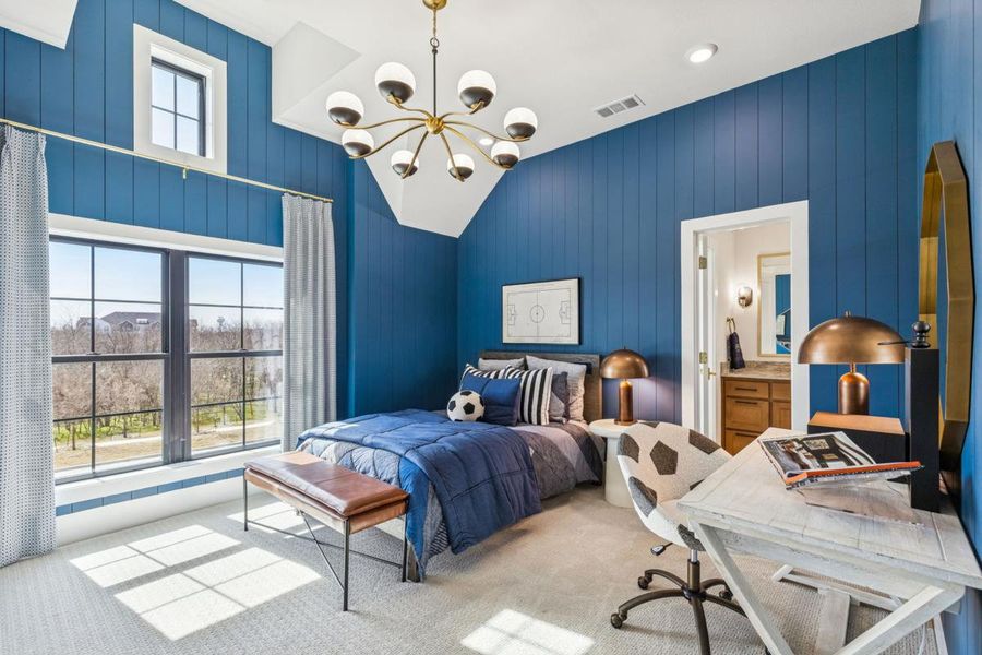 Representative furnished interior of a home built from the Grand Park Place by Grand Homes in Park Place, Prosper (Image 14).