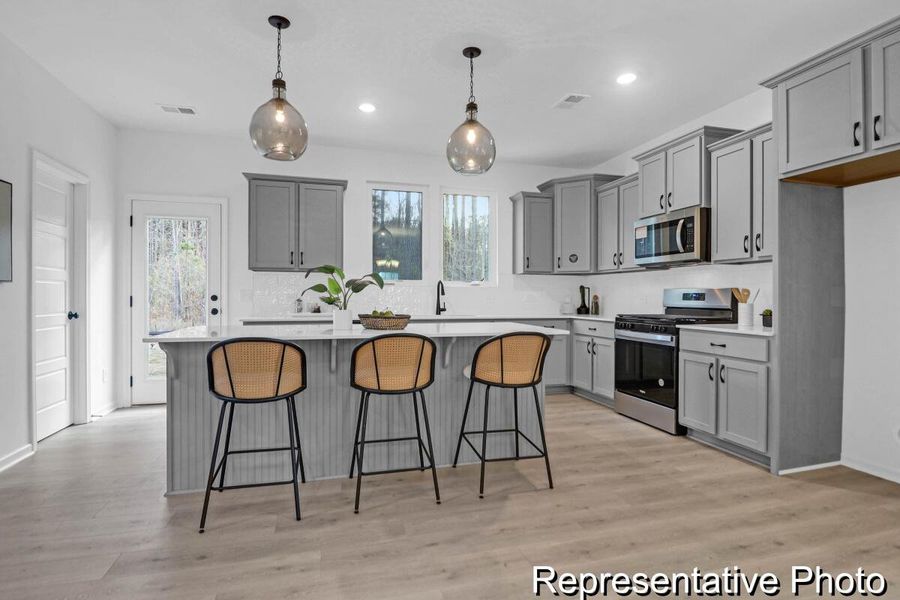 Furnished interior view inside a new home in , Ravenel (Image 28).