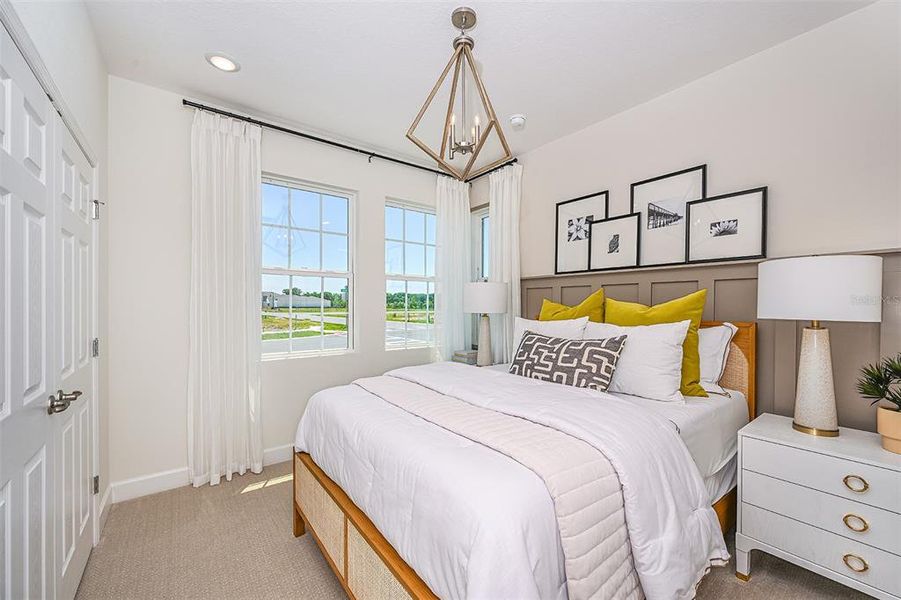 Furnished interior view inside a new home in , Kissimmee (Image 23).