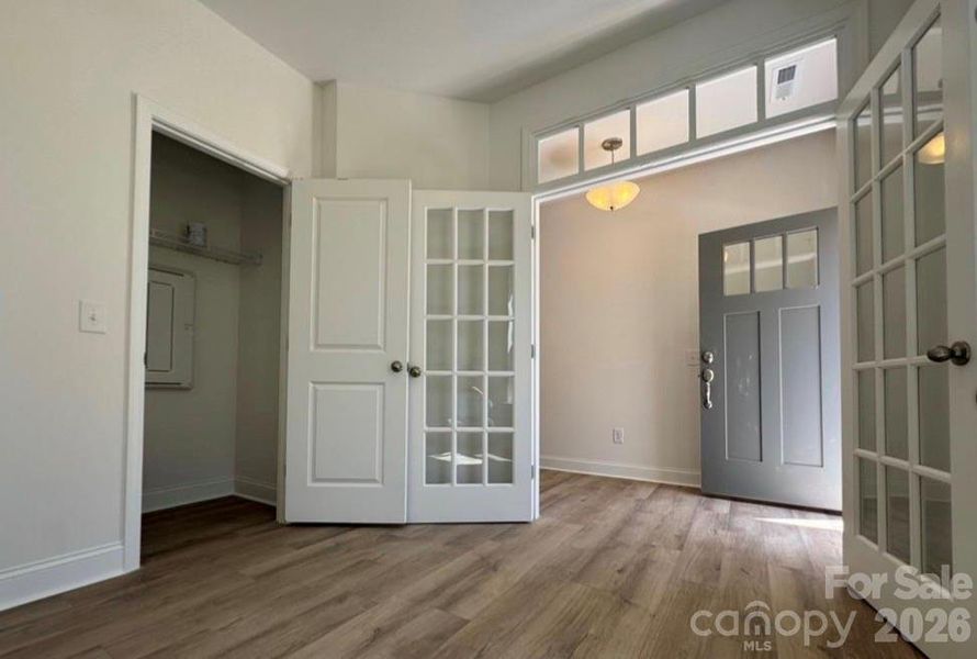 Spacious, unfurnished interior of a new home in Alexander Providence Townhomes, Charlotte (Image 18). Spacious, unfurnished interior of a new home in Alexander Providence Townhomes, Charlotte (Image 18).