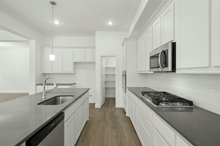 Representative furnished interior of a home built from the Cherry by Kindred Homes in Westside Preserve, Midlothian (Image 39).