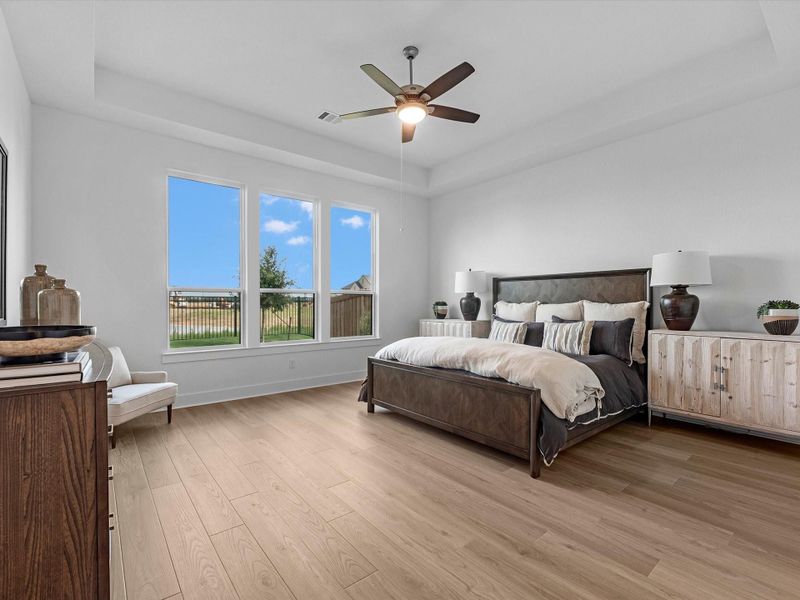 Furnished interior view inside a new home in Dunham Pointe, Cypress (Image 23).