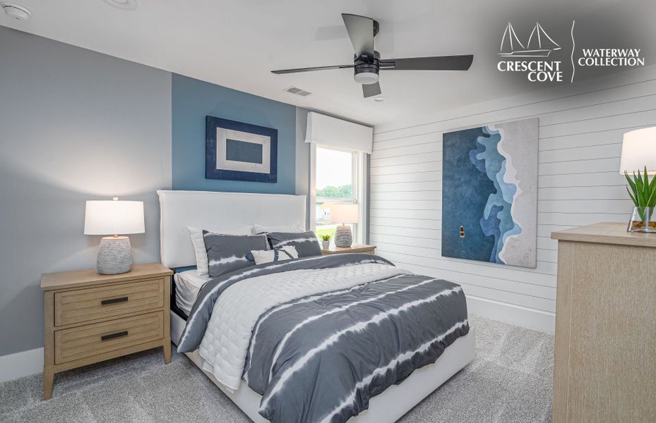 Representative furnished interior of a home built from the Woodward - Waterway Collection by Pulte Homes in Crescent Cove, Myrtle Beach (Image 25).