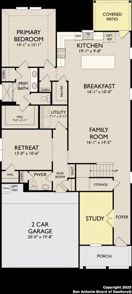 2D floor plan layout of this home in Arcadia Ridge, San Antonio, TX (Image 3). 2D floor plan layout of this home in Arcadia Ridge, San Antonio, TX (Image 3).