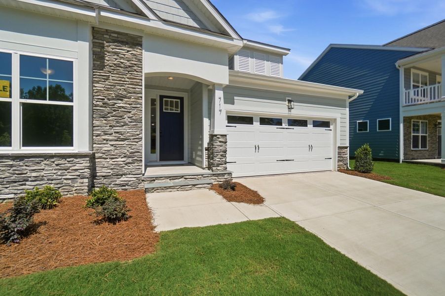 Exterior details and patio area of a home in Waterford Commons, Rock Hill (Image 3). Exterior details and patio area of a home in Waterford Commons, Rock Hill (Image 3).