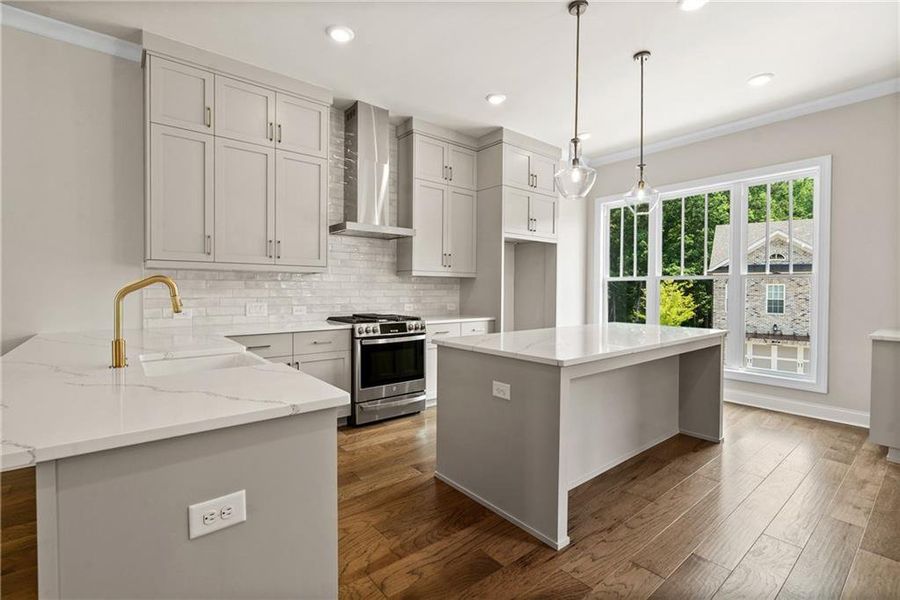 Furnished interior view inside a new home in Waterhaven, Cumming (Image 6).