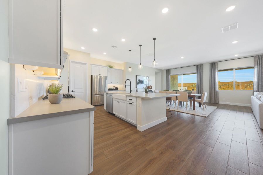 Representative furnished interior of a home built from the Garnet by Mattamy Homes in Landmarke, Queen Creek (Image 15).