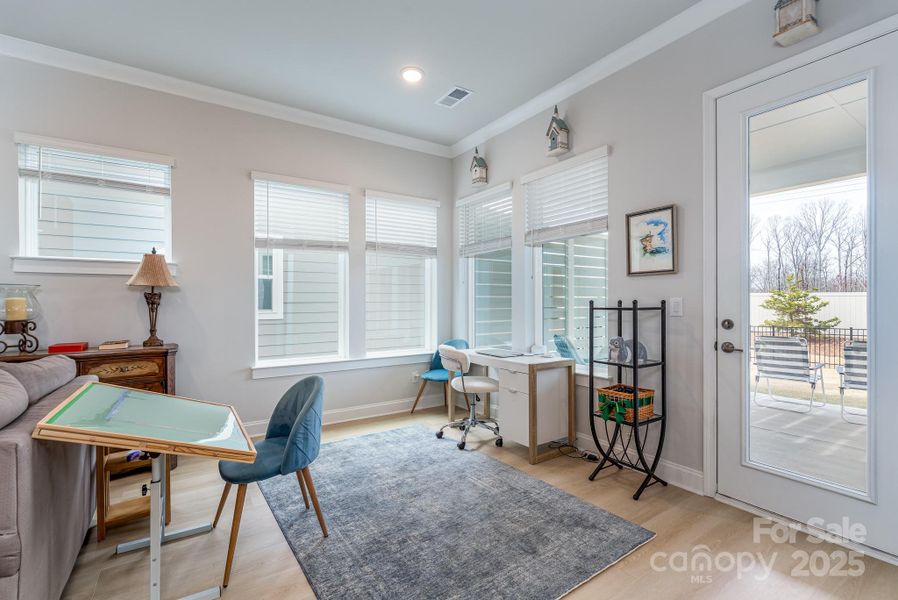 Flex or Sitting Area