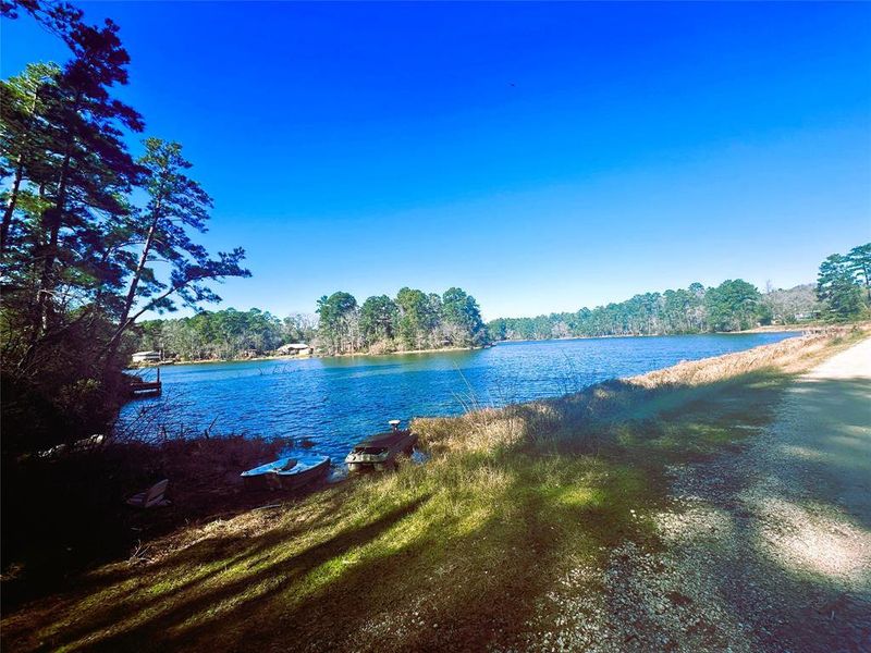 Lake for residents use