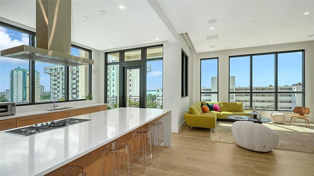Furnished interior view inside a new home in , Sarasota (Image 9).