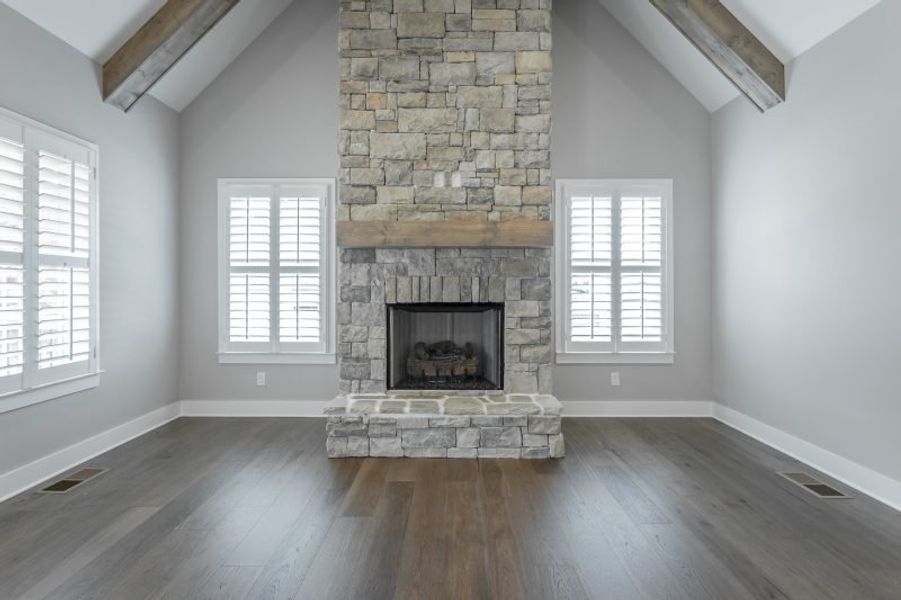 Representative unfurnished interior of a home built from the Autumnbrook B by Riverstone Construction, LLC in Faith View, Ooltewah (Image 22). Representative unfurnished interior of a home built from the Autumnbrook B by Riverstone Construction, LLC in Faith View, Ooltewah (Image 22).