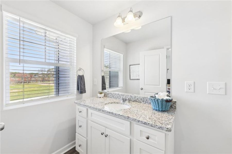 Furnished interior view inside a new home in The Hills at Cedar Creek, Winder (Image 29).