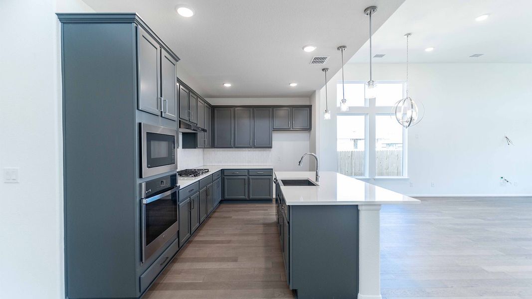 Furnished interior view inside a new home in Santa Rita Ranch, Liberty Hill (Image 4).
