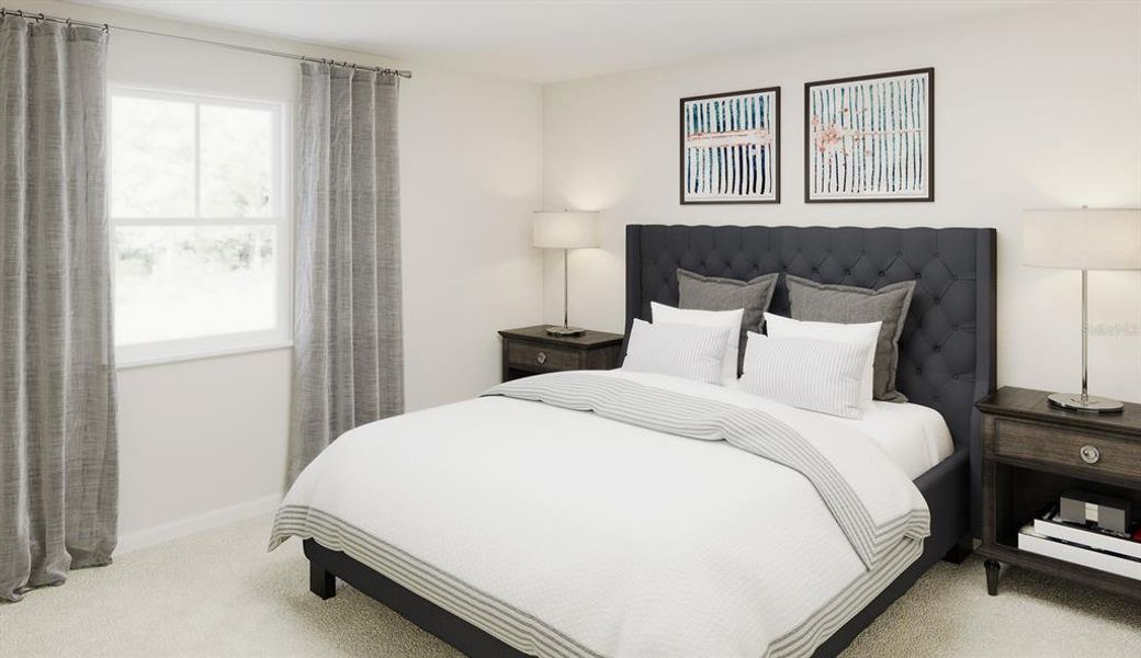 Furnished interior view inside a new home in Meridian Parks, Orlando (Image 4).