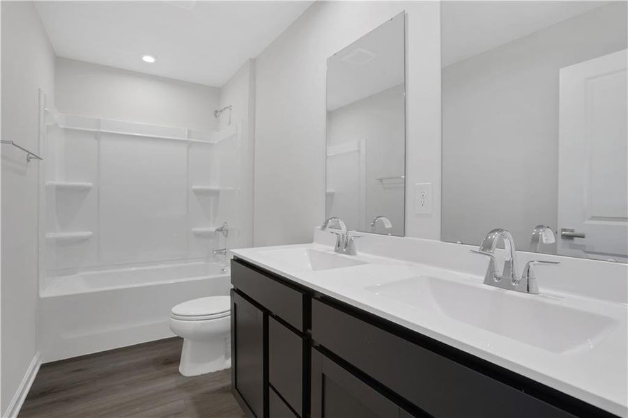 Furnished interior view inside a new home in Summertree, Stone Mountain (Image 12).