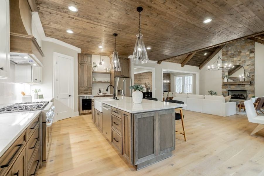 Furnished interior view inside a new home in River Gorge Ranch, Guild (Image 88).