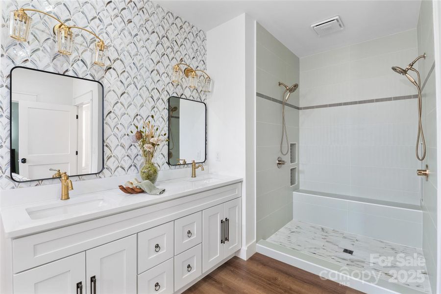 Furnished interior view inside a new home in , Hendersonville (Image 8). Furnished interior view inside a new home in , Hendersonville (Image 8).