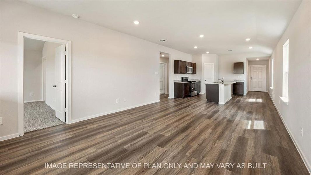 Furnished interior view inside a new home in Midtown Reserve, College Station (Image 4).